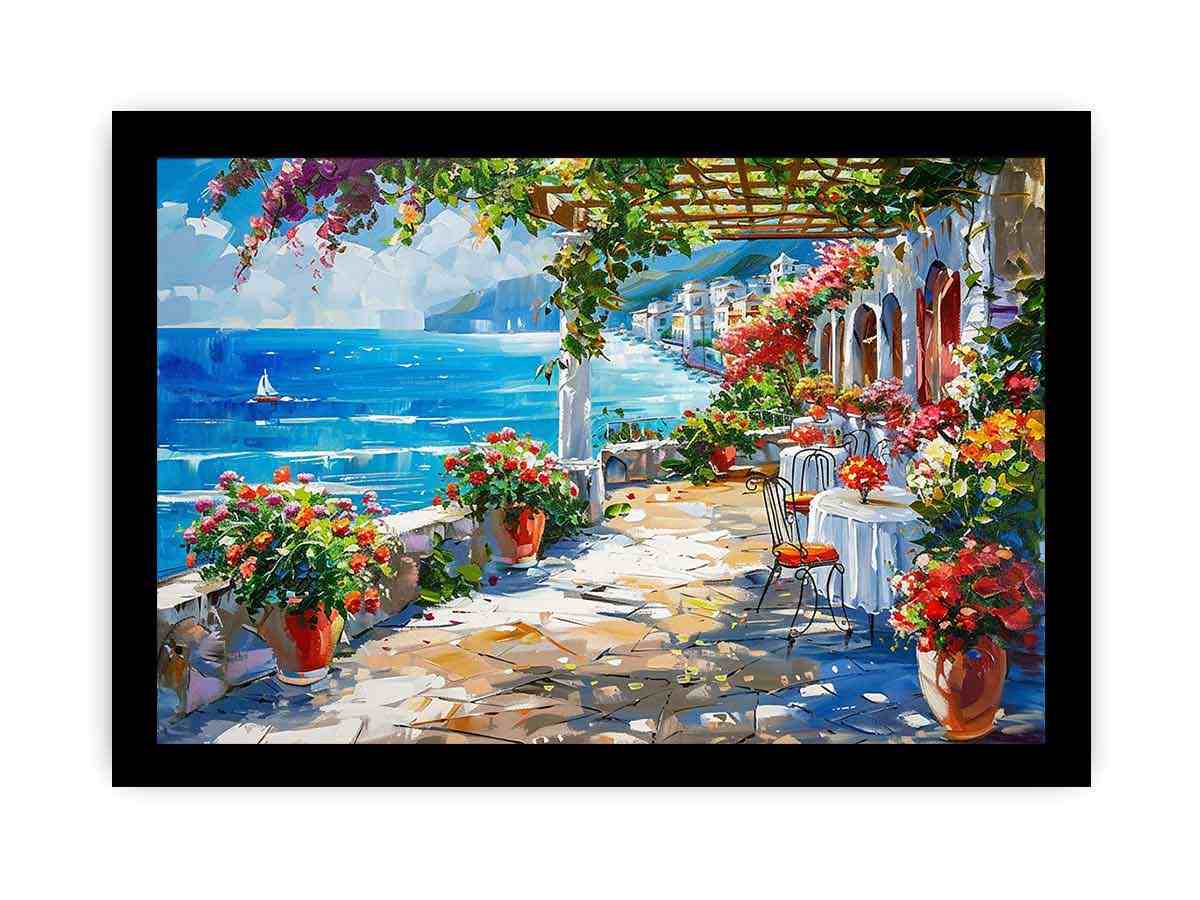 Mediterranean Canvas Painting Artwork-7